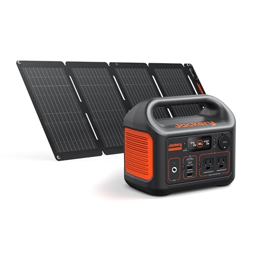 Jackery Solar Generator 300 and 40W Solar Panel,292Wh,300W AC | Pure Sine Wave AC Outlet, for RV, Outdoors, Camping, Tra