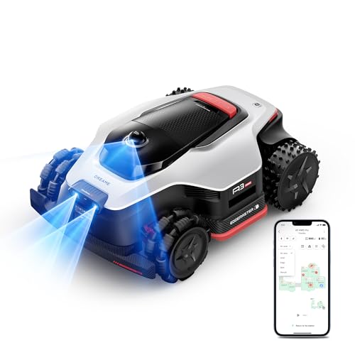 [All-Terrain Wire-Free] DREAME A3 AWD 2000 Robot Lawn Mower, 360° 3D LiDAR & AI Dual Vision Smart Robotic Mowers for 0.5